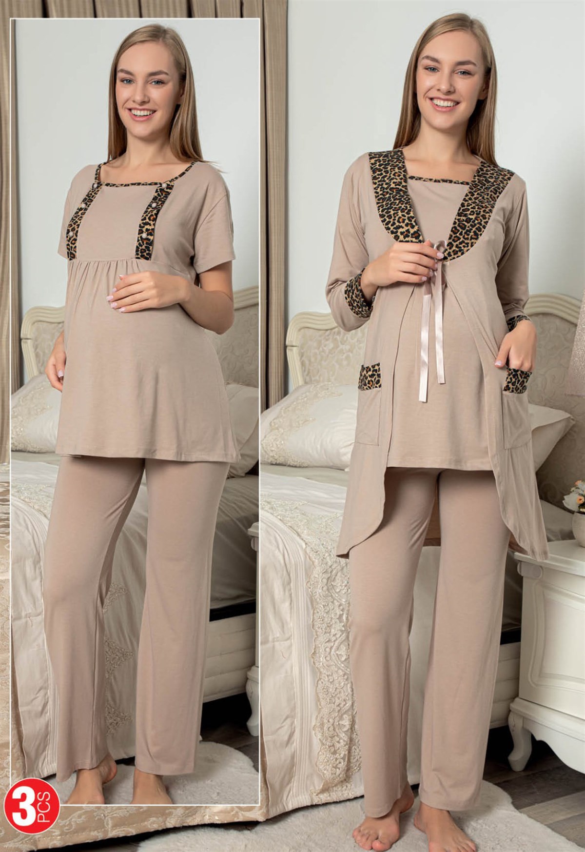jenika 49271 Sabahlıklı Pijama Takımı