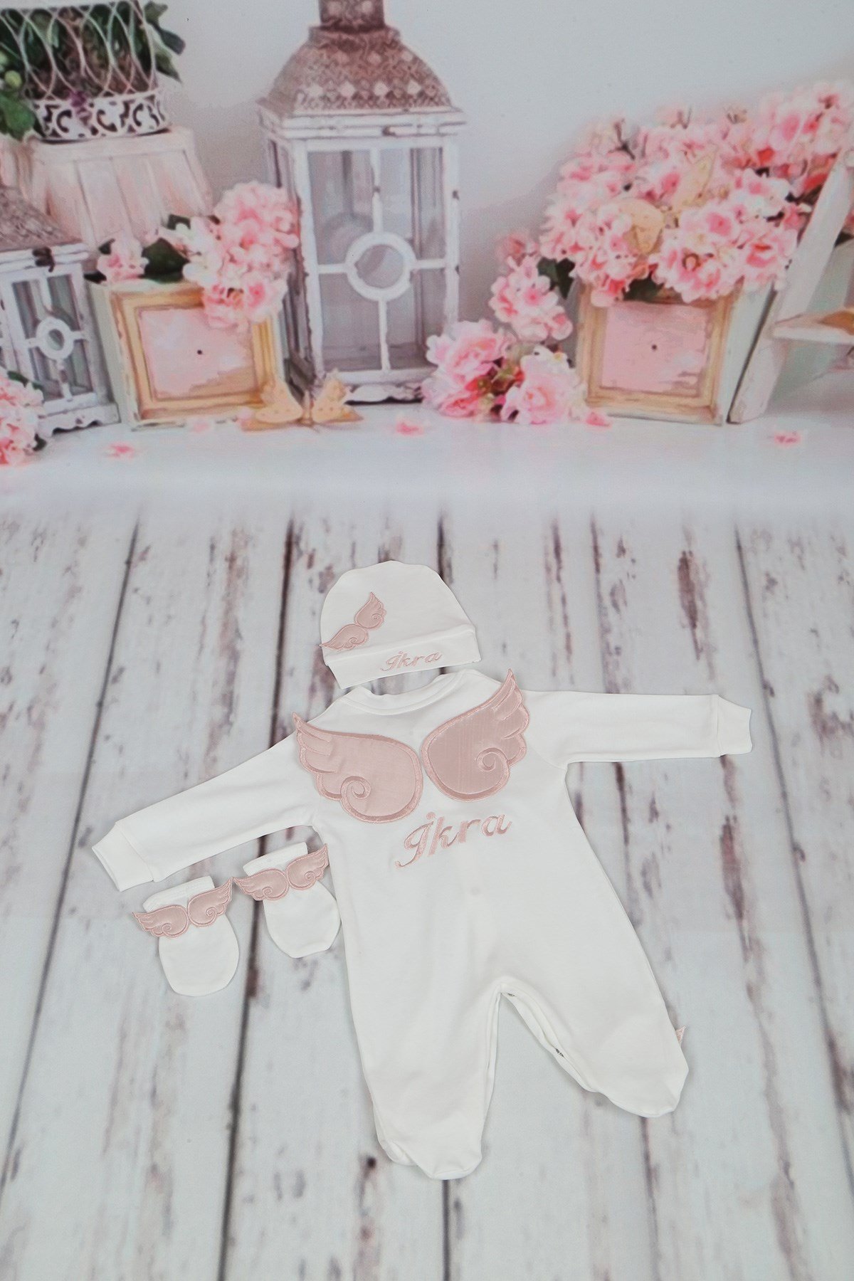 Lh0328 İsme Özel Hastane Çıkışı 3lü Set