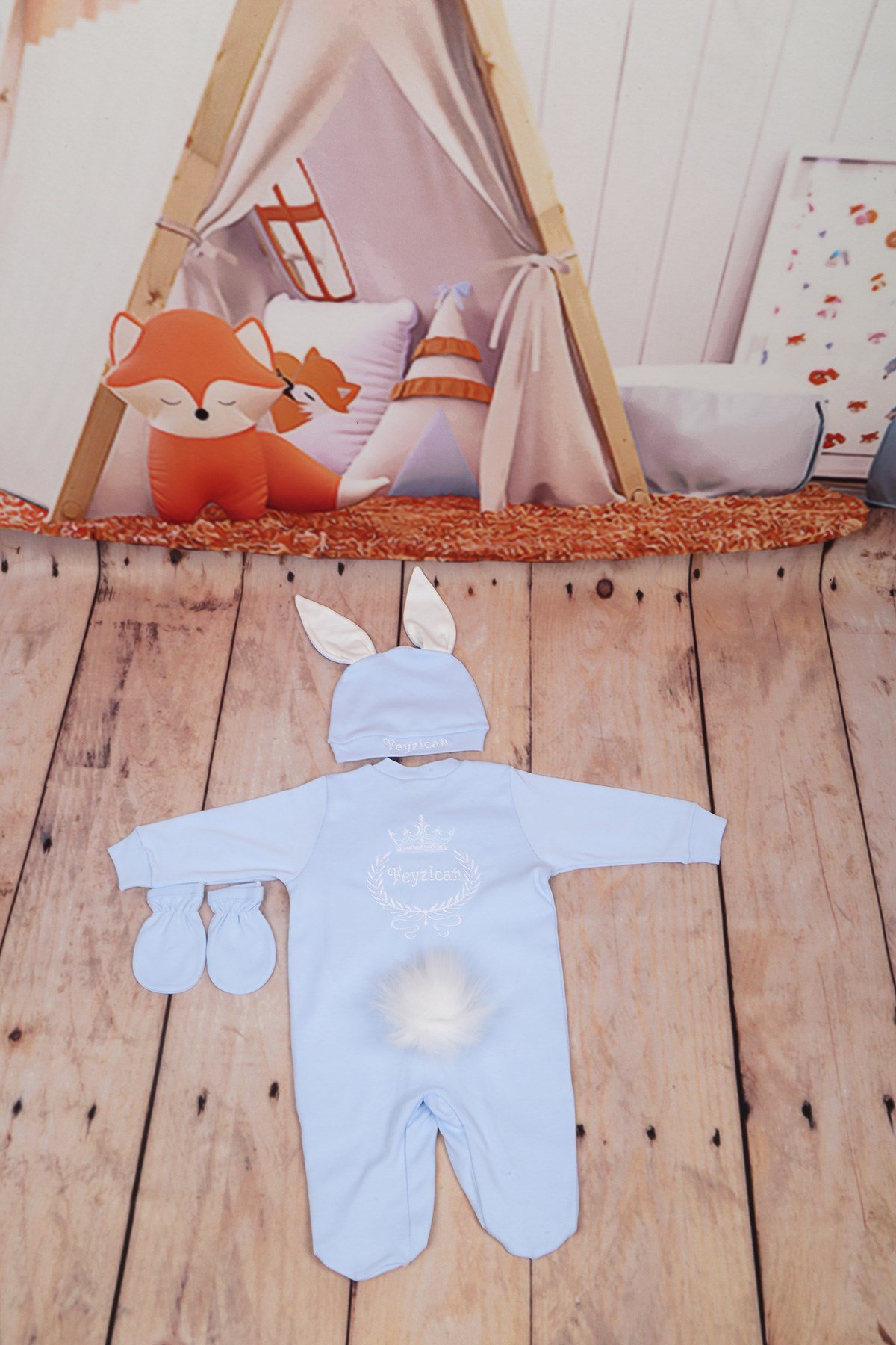 Lh0339 İsme Özel Hastane Çıkışı 3lü Set