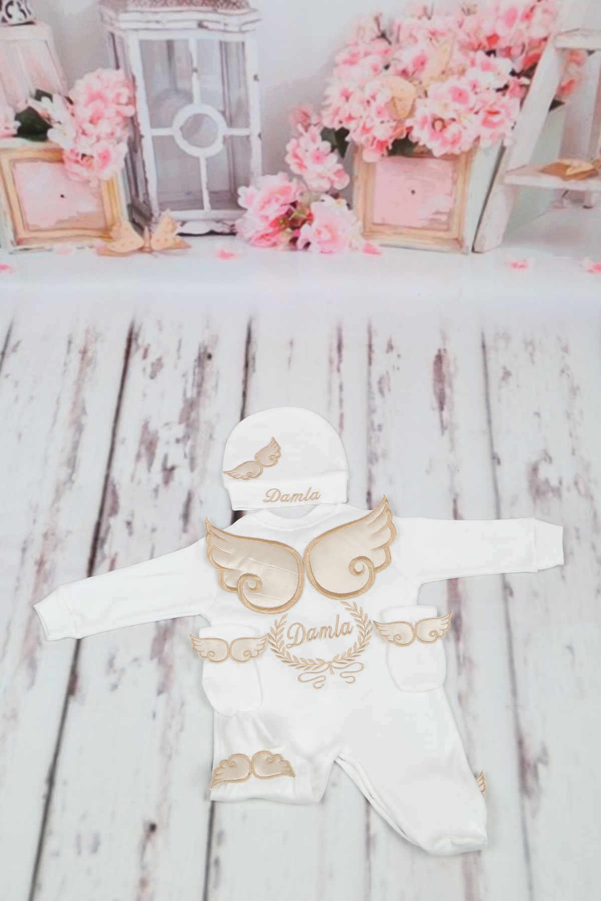 Lh0350  İsme Özel Hastane Çıkışı 3lü Set