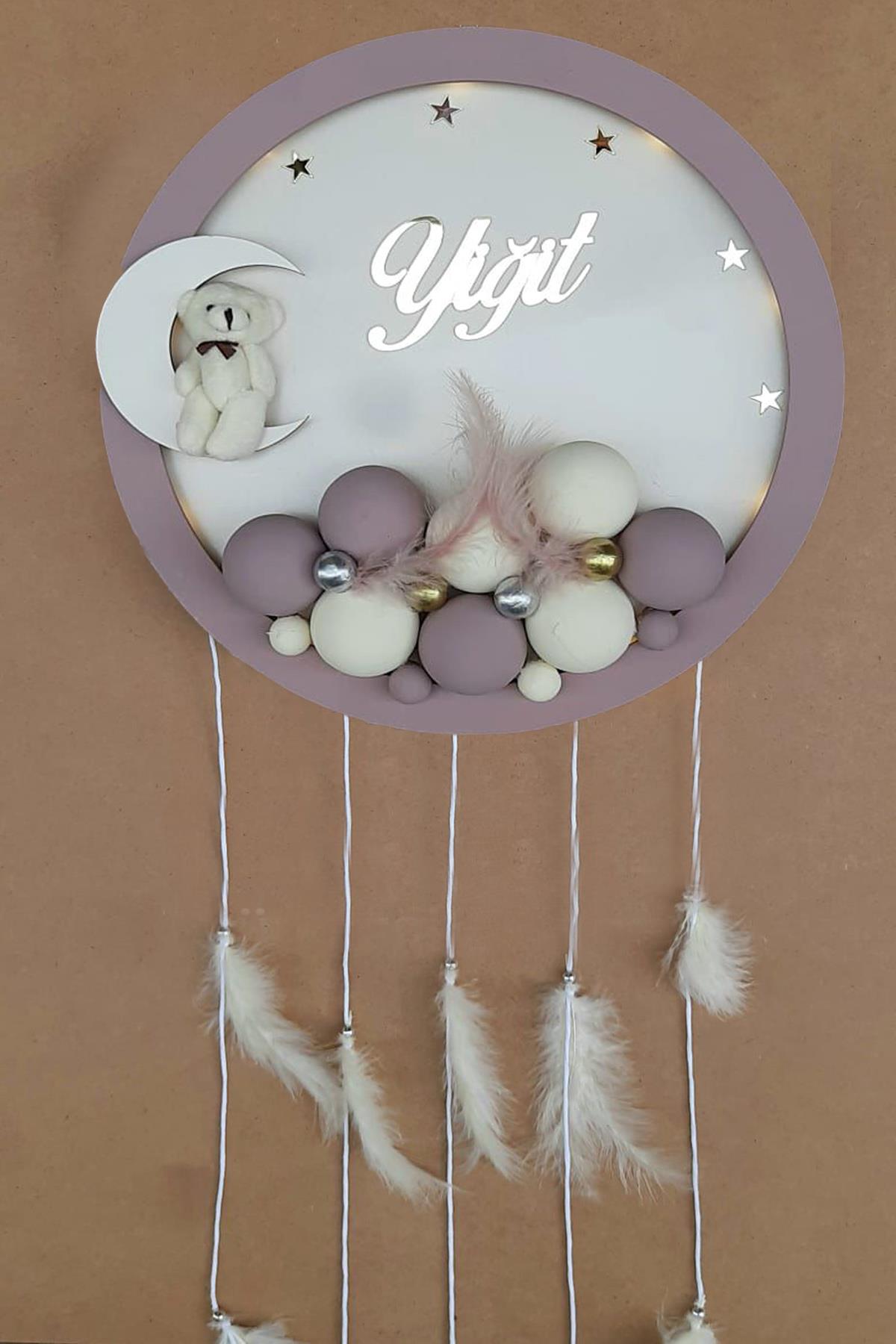 lh09004 İsme Özel Işıklı Hastane Kapı Süsü