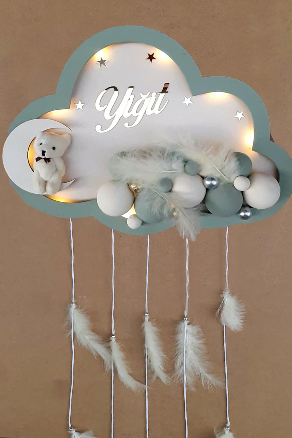 lh09007 İsme Özel Işıklı Hastane Kapı Süsü