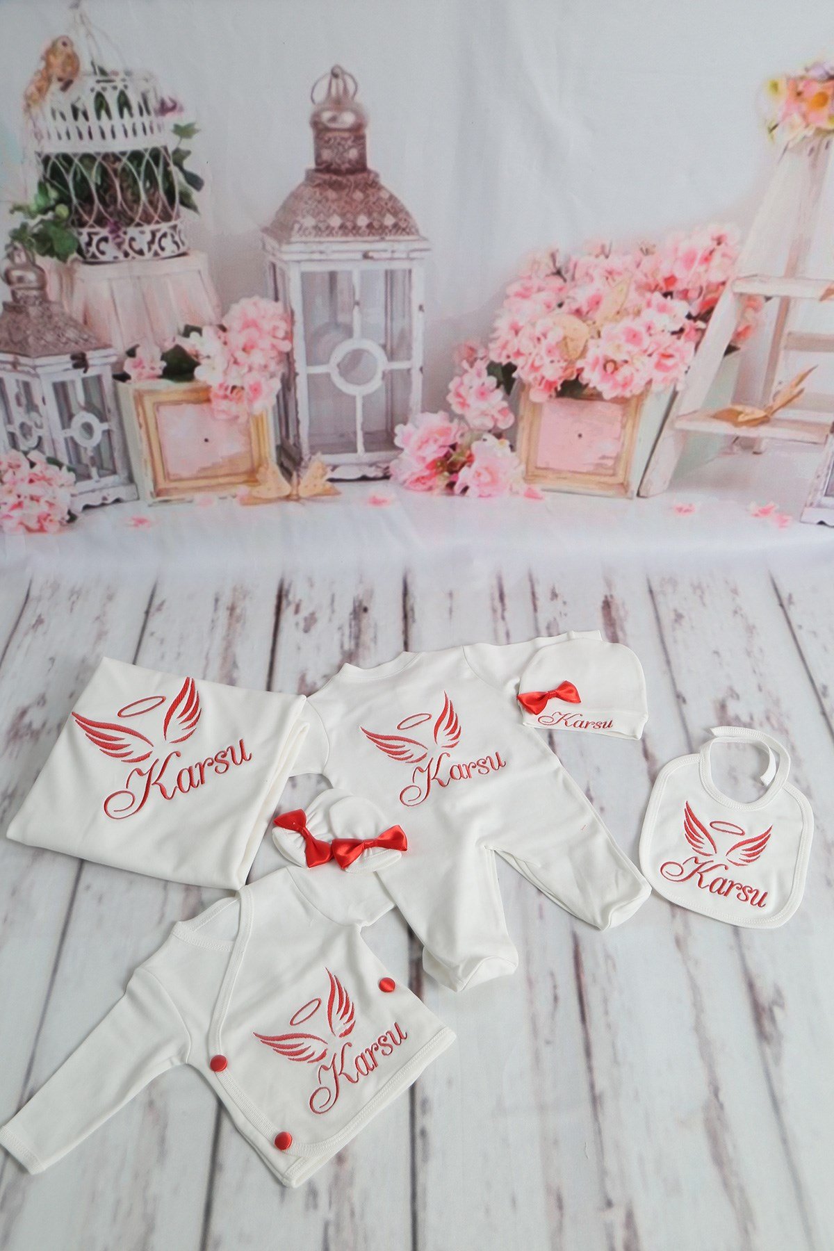 Lh1026 İsme Özel Kanatlı Hastane Çıkışı 10'lu Set