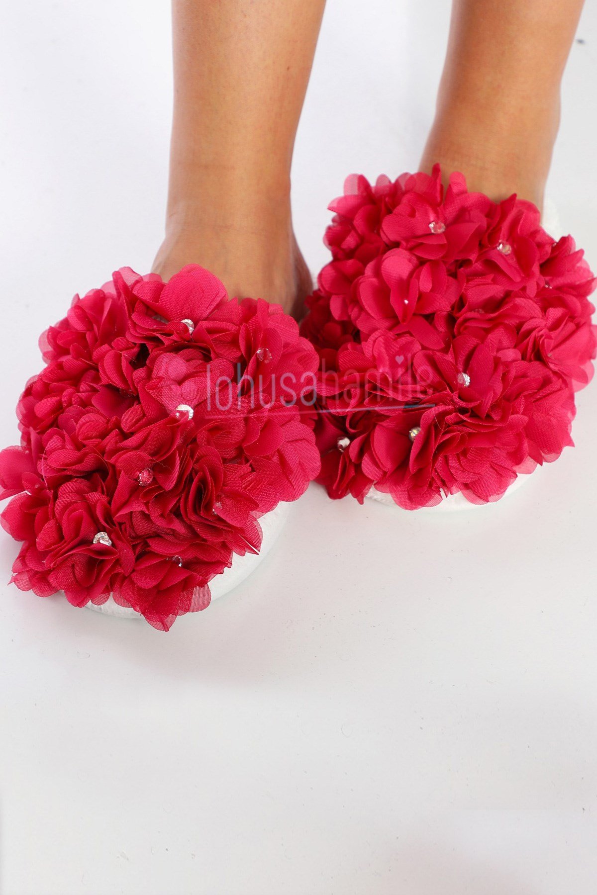 LH23145 Fuşya Beylem Lohusa Terliği