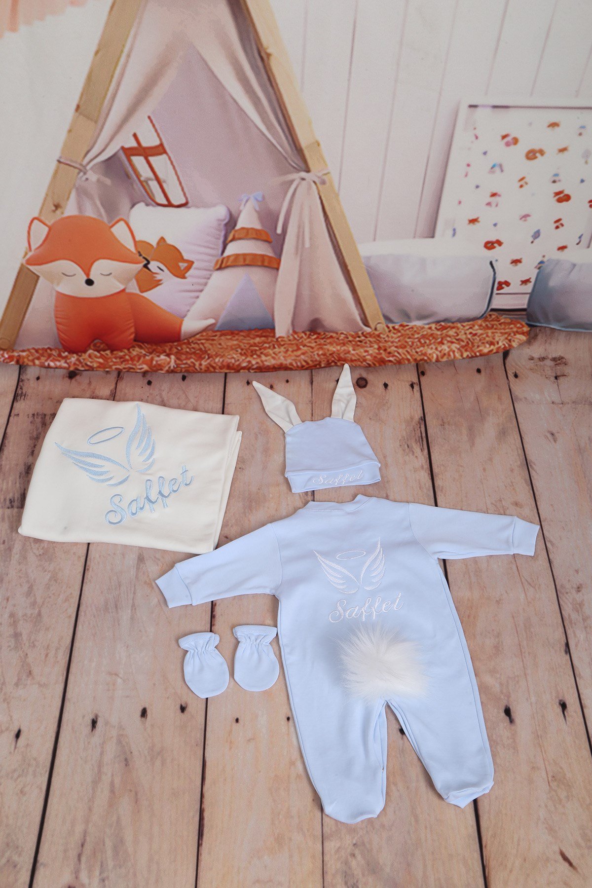 Lh4099 İsme Özel Tavşanlı Hastane Çıkışı 4'lü set