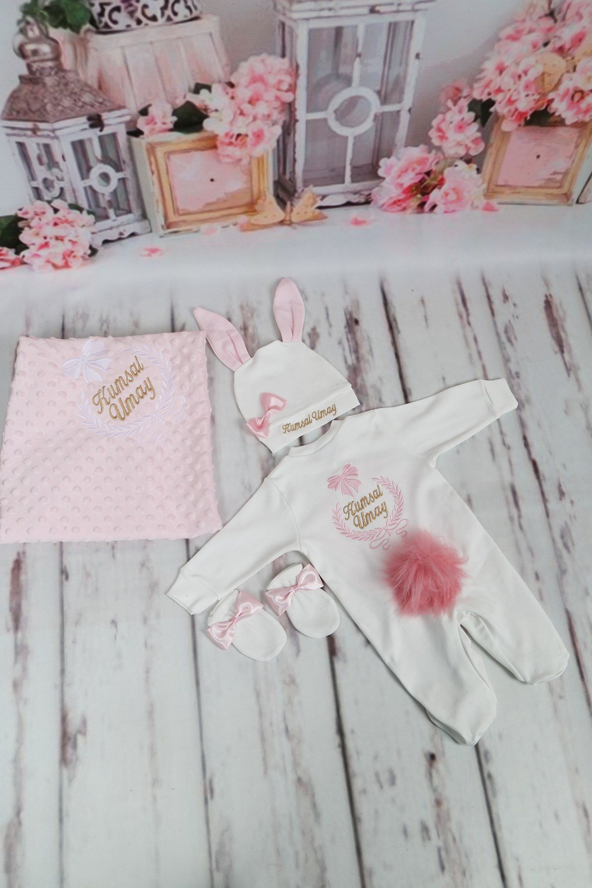 Lh4105 İsme Özel Hastane Çıkışı 4'lü set