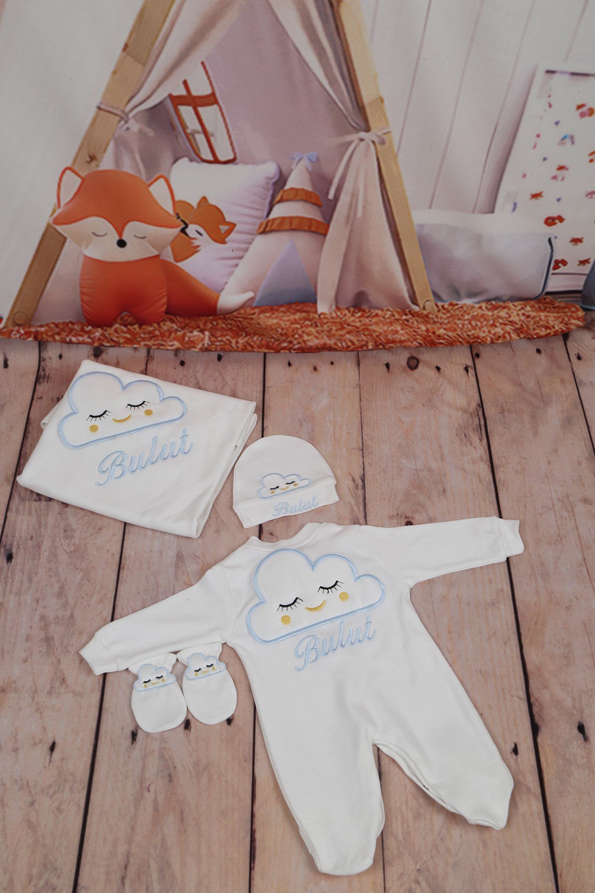 Lh4108 İsme Özel Hastane Çıkışı 4'lü set