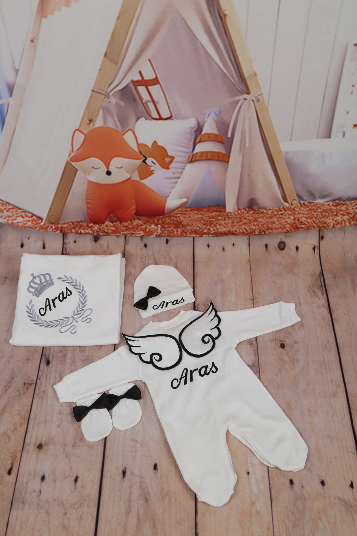 Lh4110 İsme Özel Hastane Çıkışı 4'lü set