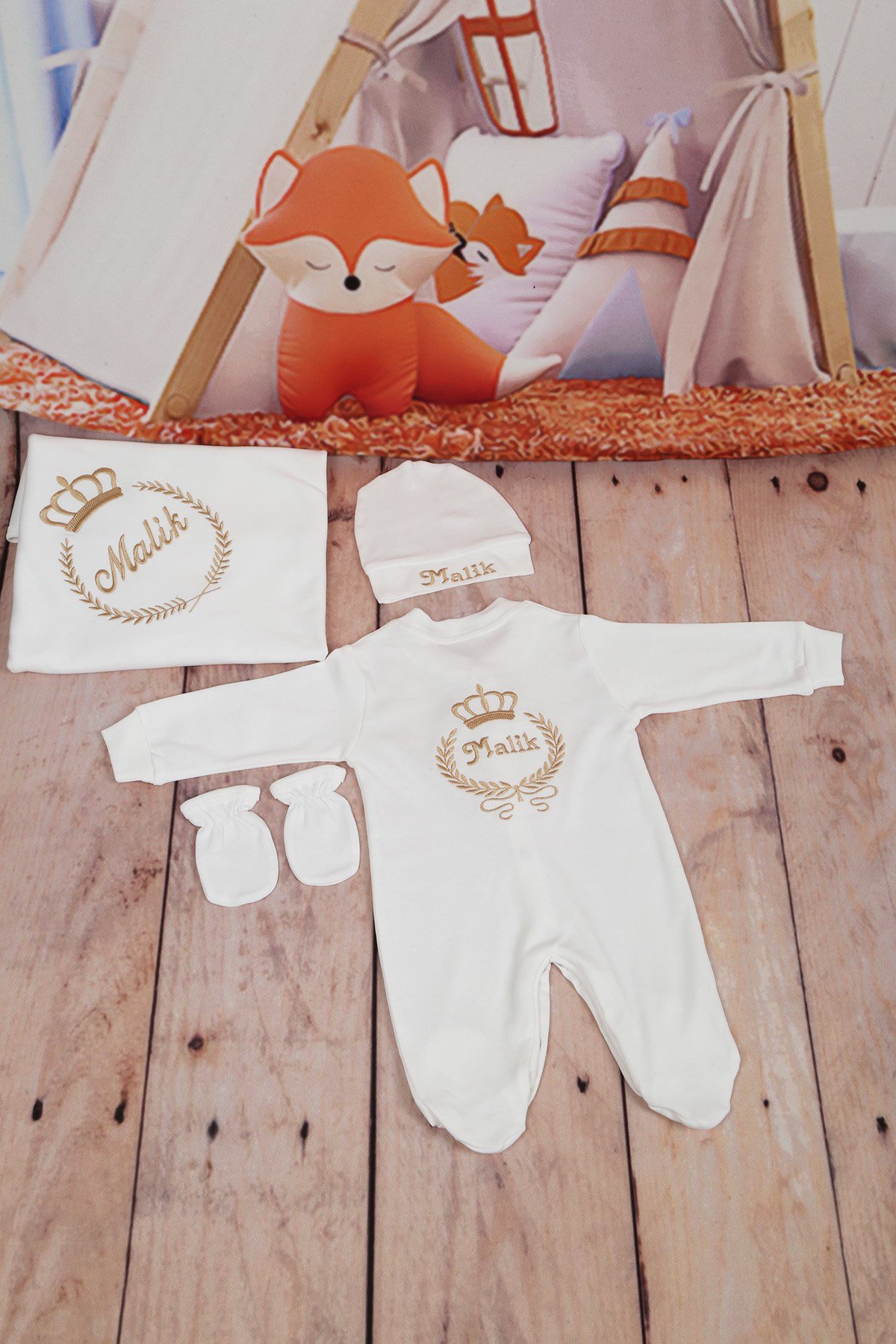 Lh4111 İsme Özel Hastane Çıkışı 4'lü set