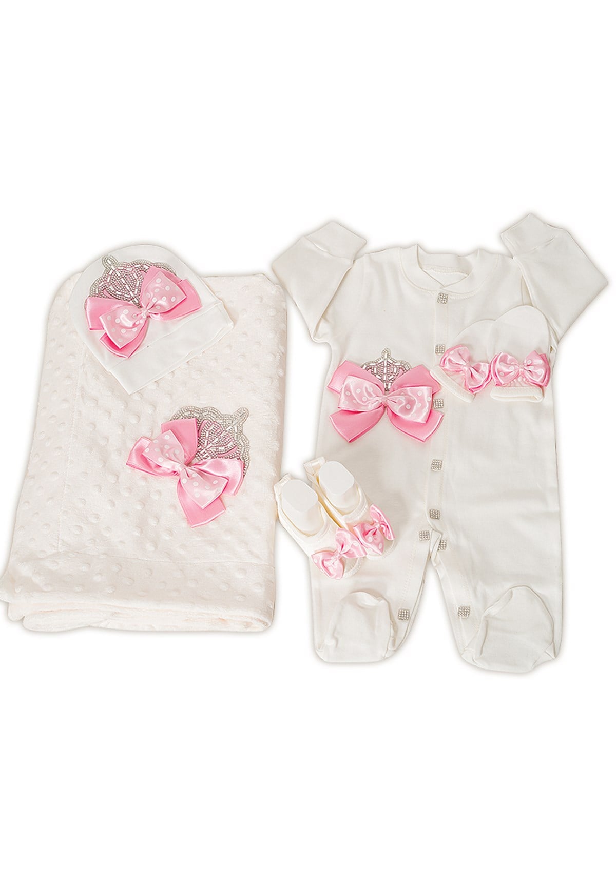 Mecit 206 Battaniyeli 5 Parca Bebek Tulum Seti