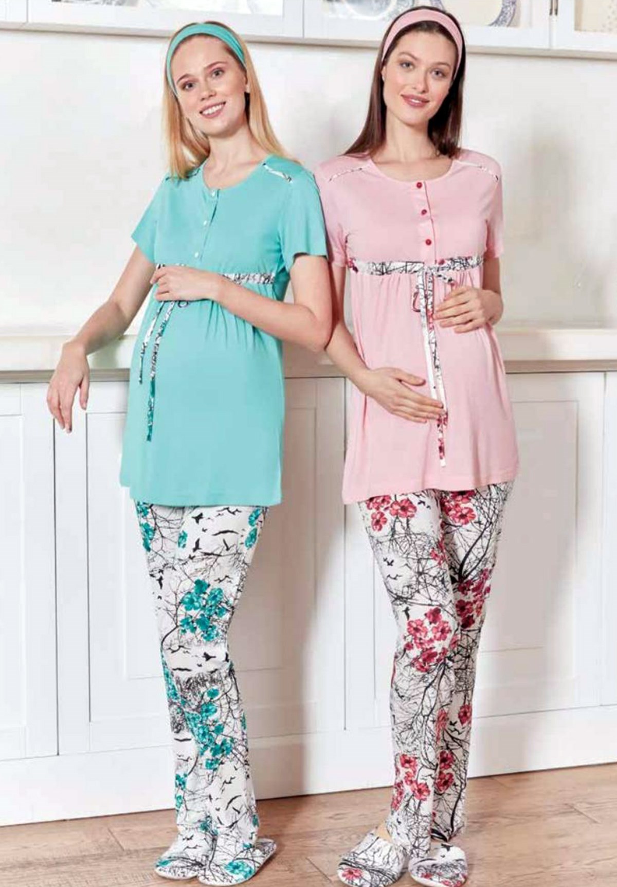 Mecit 5106 Lohusa Hamile Pijama Takımı