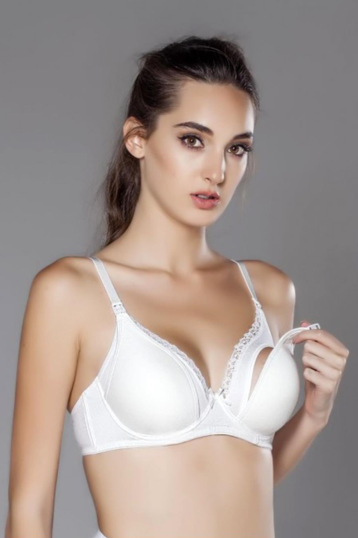 Moonlight 10879 Dantelli Emzirme Sütyeni