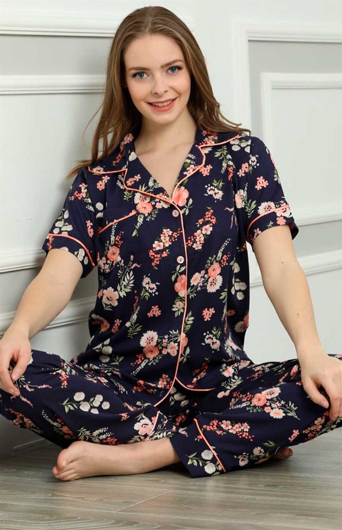 Polat Yıldız 60302 Nosaby Önden Düğmeli Lohusa Pijama