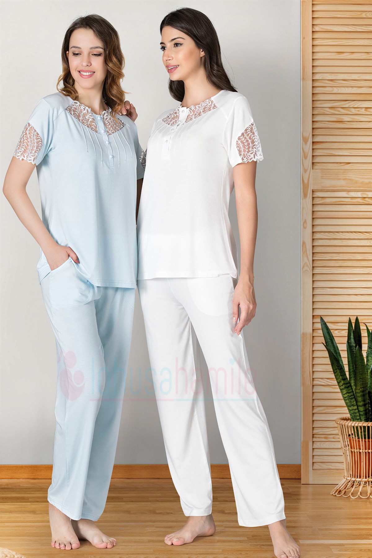 Poleren 6387em Lohusa Pijama Takımı