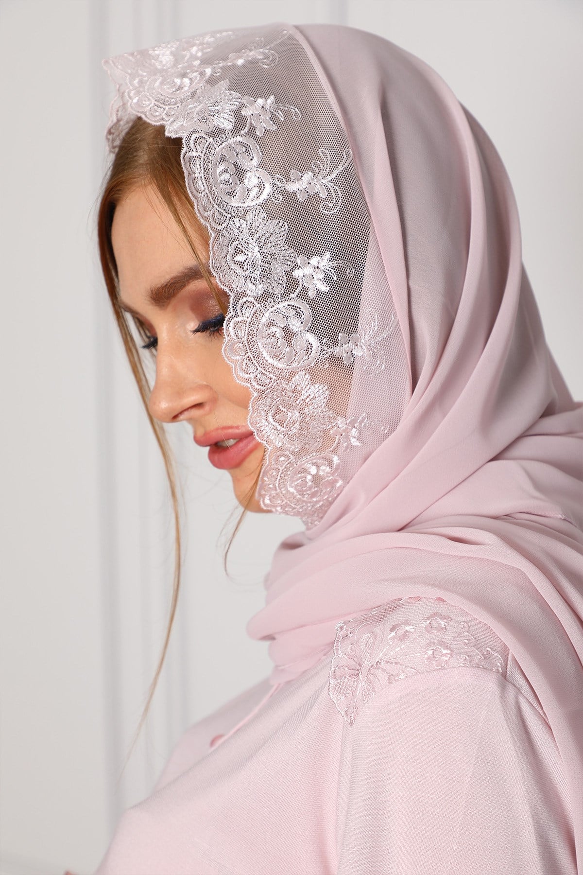 Pudra Pembe Lohusa Hamile Şal