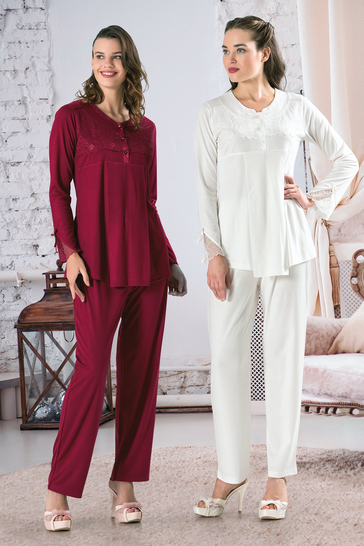 Rozalinda 2237 Lohusa Pijama Takımı