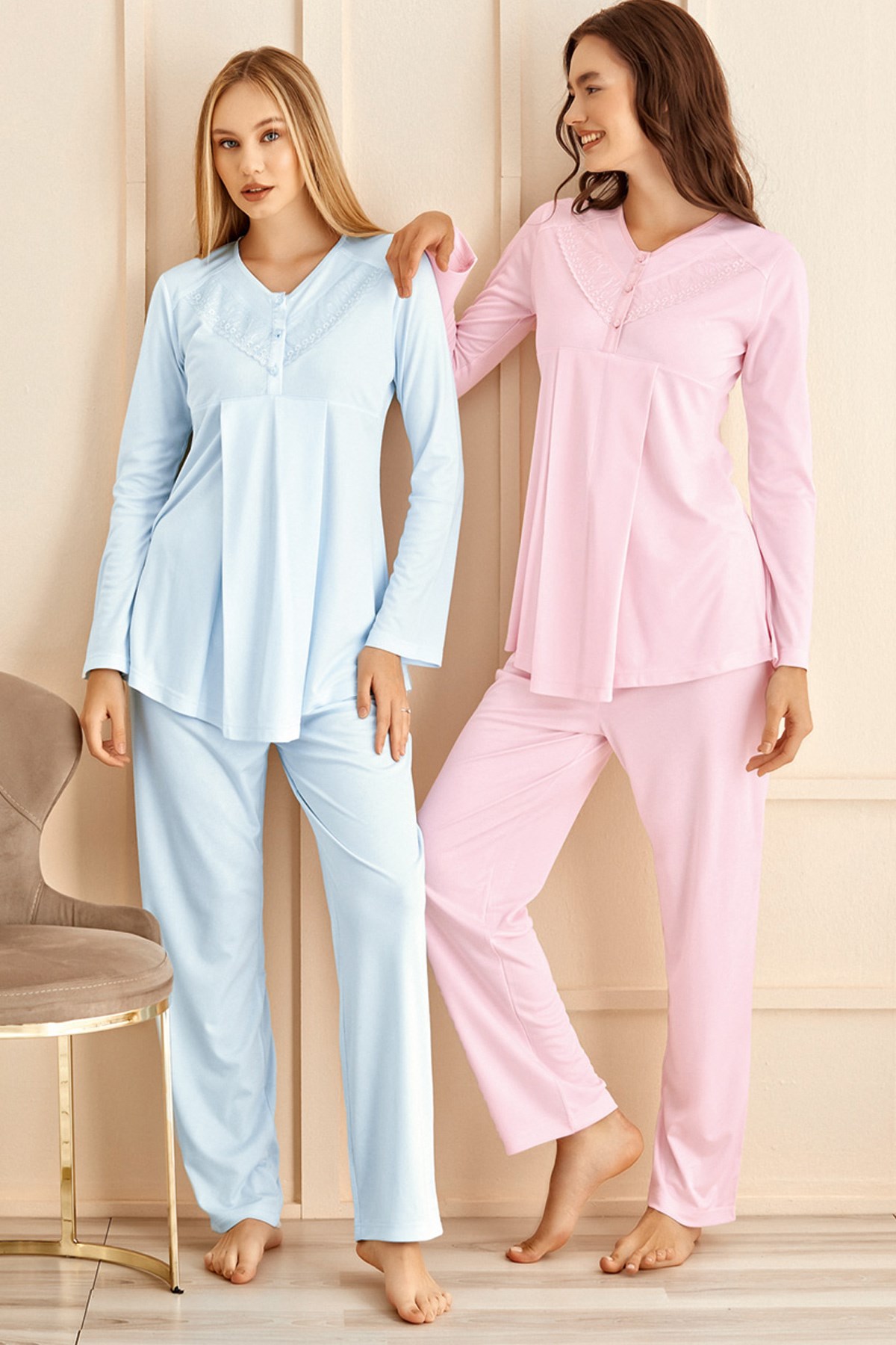 Rozalinda 2626 Lohusa Pijama Takımı