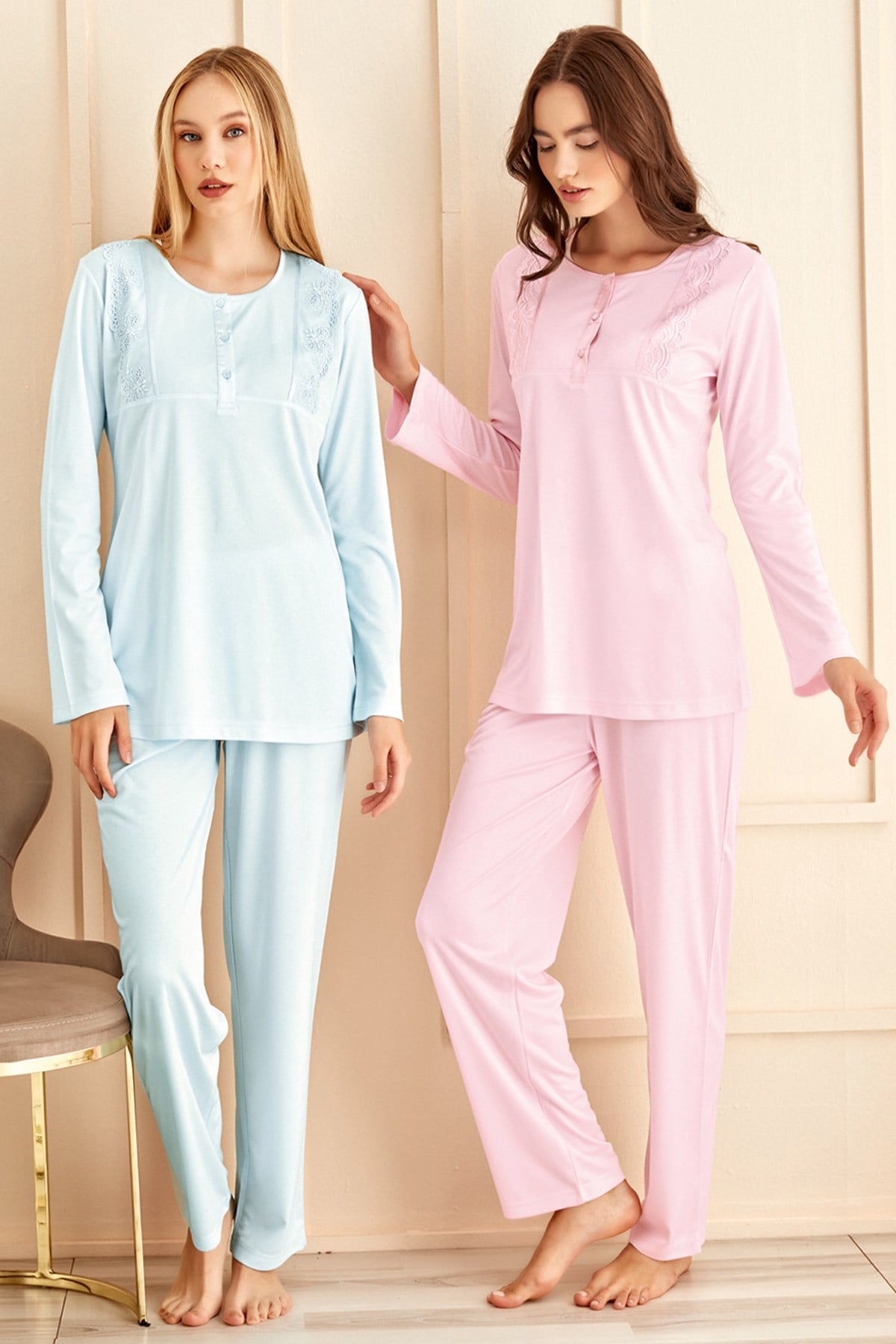 Rozalinda 2637 Lohusa Pijama Takımı