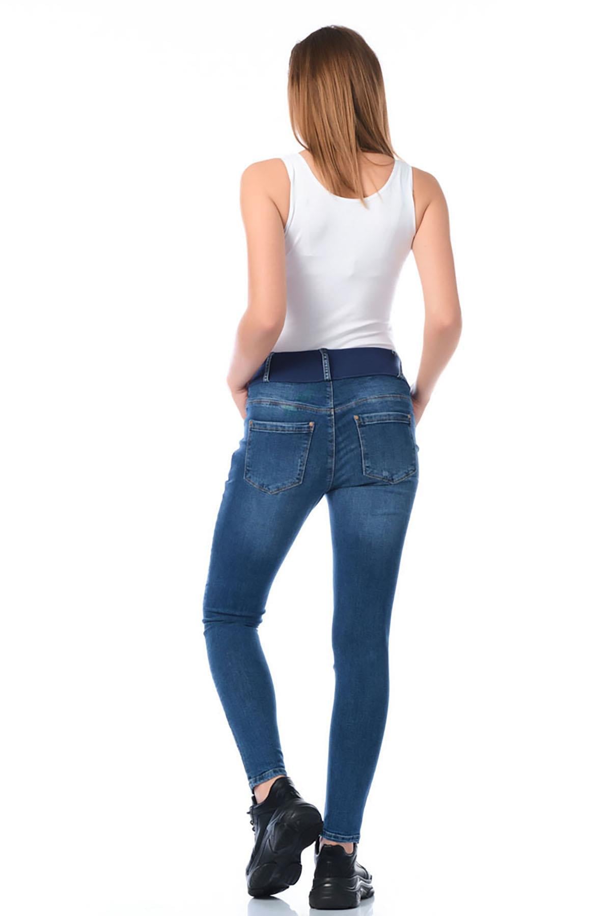 Skınny(Dar Paça)Jeans Kot Pantolon Mavi