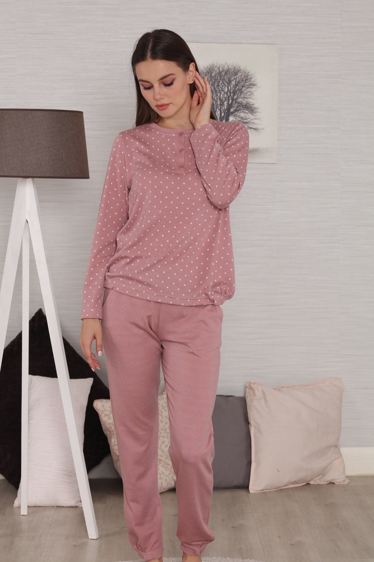 Tuba 288 Puan Detaylı Lohusa Pijama