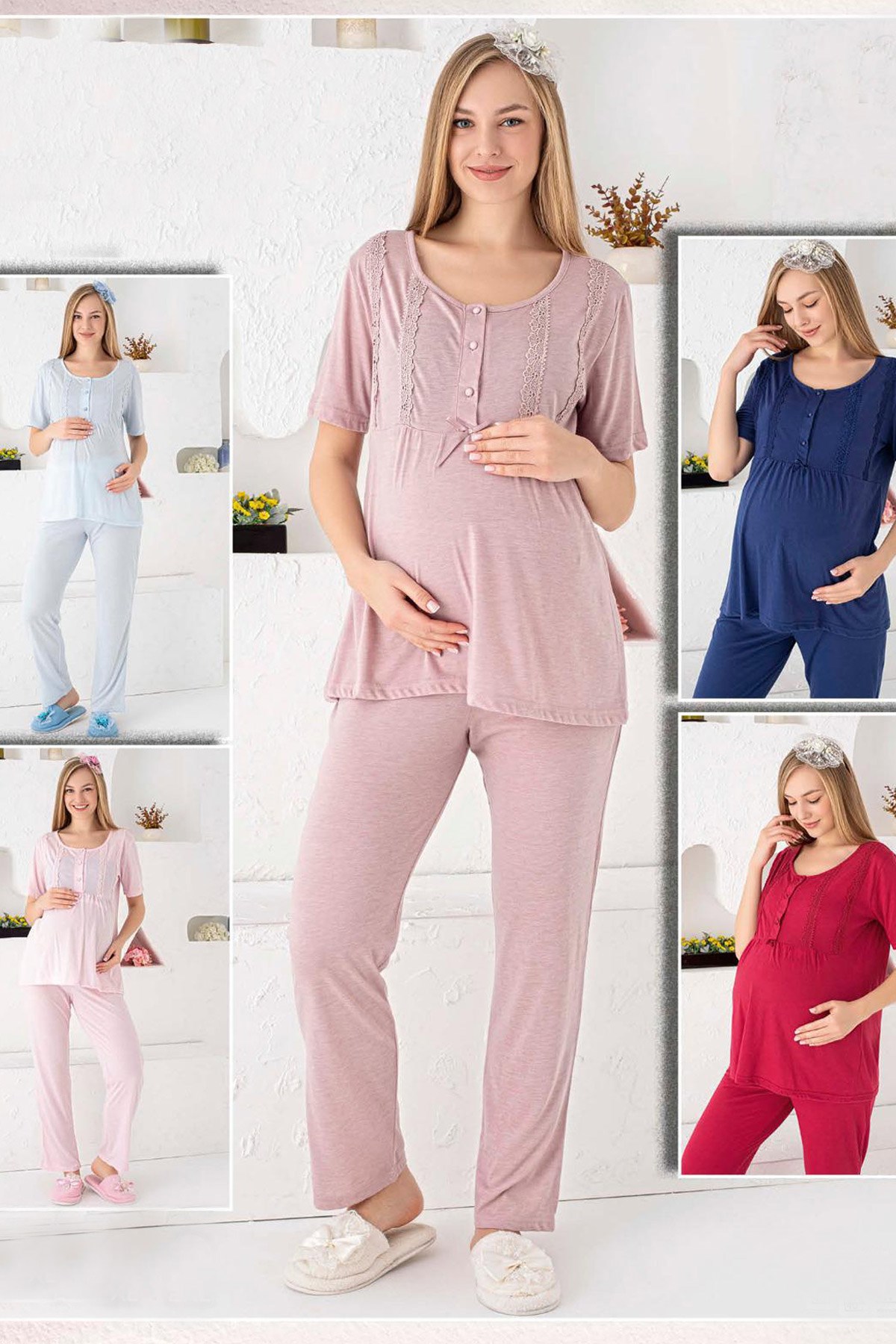 Effortt 3045 Maternity Nursing Pajamas