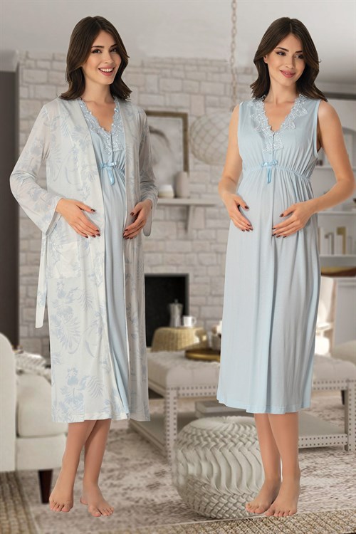Buy The Kaftan Company Multicolor Printed Maternity Gown Set for Women  Online @ Tata CLiQ
