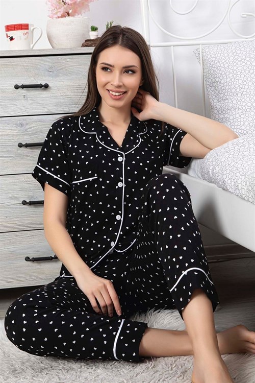 Polat Yıldız 60408 Önden Düğmeli Lohusa Pijama Takımı