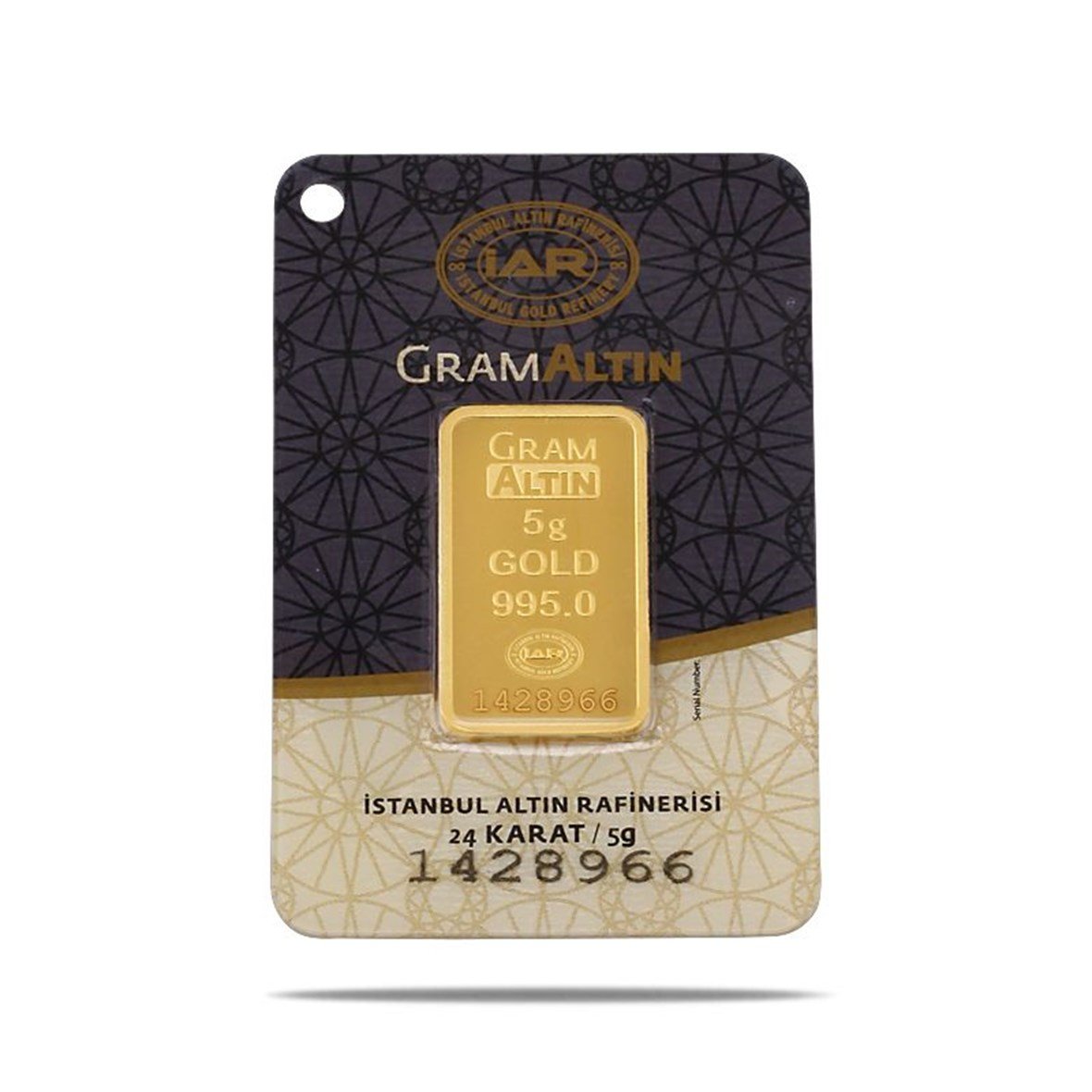 5 gr 24 Ayar Gram Külçe Altın