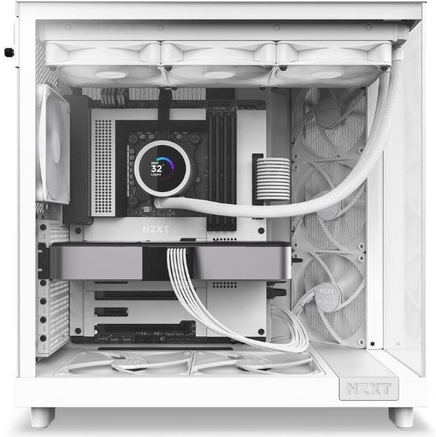 NZXT H6 Flow Beyaz ATX Mid Tower Kasa CC-H61FW-01