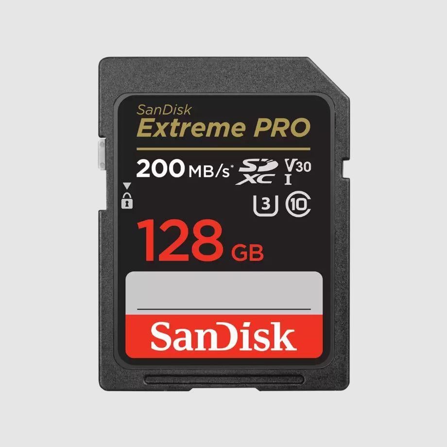 SANDISK 128GB Extreme Pro SD UHSI 200MB/s 90MB/s SDSDXXD-128G-GN4IN