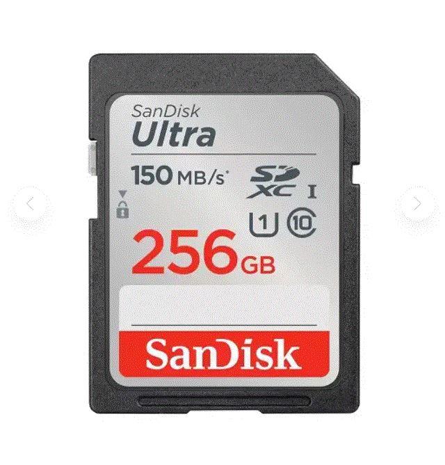 SANDISK 256GB Ultra SDXC 80MB Class 10 UHS I SD-MMC Kart SDSDUNC-256G-GN6IN