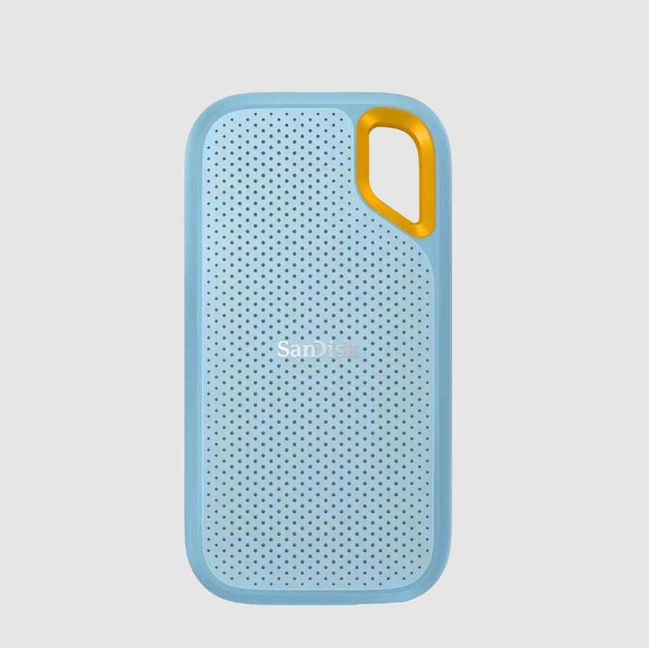 SANDISK 4TB Extreme Portable SSD 1050MB/s 1000MB/s Sky Blue color SDSSDE61-4T00-G25B