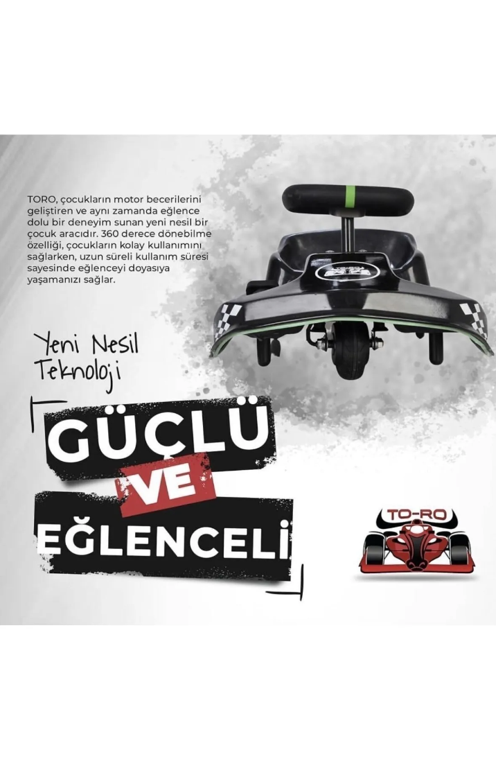 TORO Türkiye De Ilk... Yeni Nesil Teknolojisi Ile Drift Yapabilen 24 Volt Fiber Gövde Akülü Araba