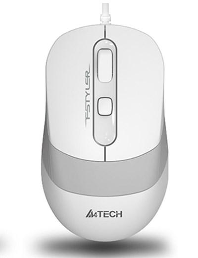 A4 TECH FM10 Kablolu USB Optik 1600DPI Beyaz  Mouse FM10-BEYAZ