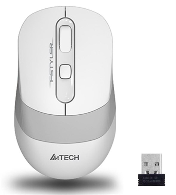 A4 TECH FG10 Kablosuz Optik Nano 2000DPI Beyaz Mouse FG10-BEYAZ