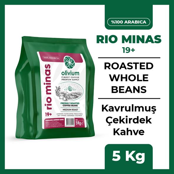 Brezilya RioMinas 19+ Kavrulmuş Kahve 5Kg