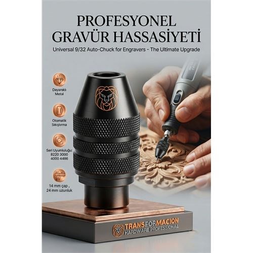 9/32 Otomatik Gravür Makinesi Mandren  8220 3000 4000 4486 Penset 723041