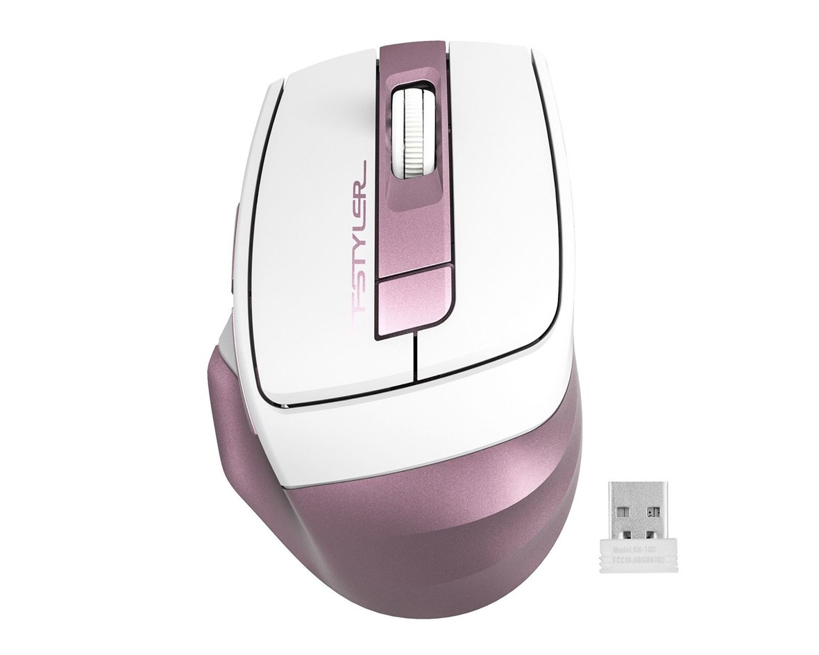 A4 TECH A4 TECH FG35 PEMBE NANO KABLOSUZ OPTİK 2000 DPI MOUSE FG35-PINK