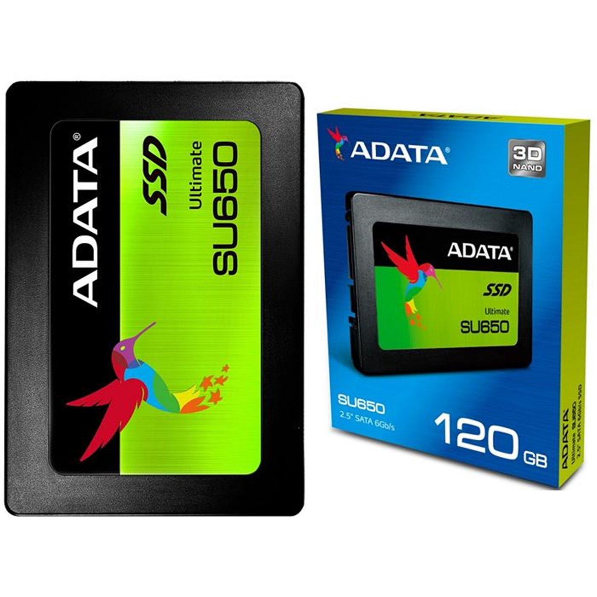 ADATA 120GB SU650 Sata 3.0 520-450MB/s 7mm 2.5" Flash SSD ASU650SS-120GT-R
