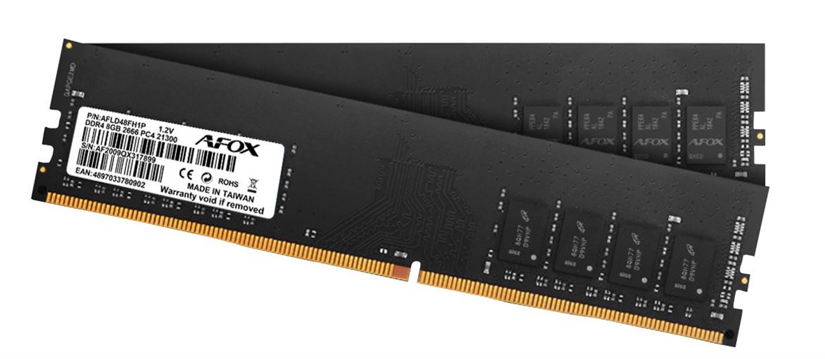 AFOX 8GB 2666Mhz DDR4 SODIMM Ram AFSD48FH1P