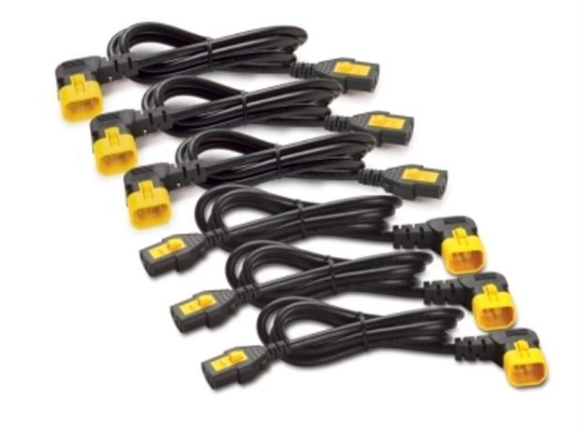 APC Power Cord Kit 6ea Locking C13 TO C14 0.6m AP8702R-WW