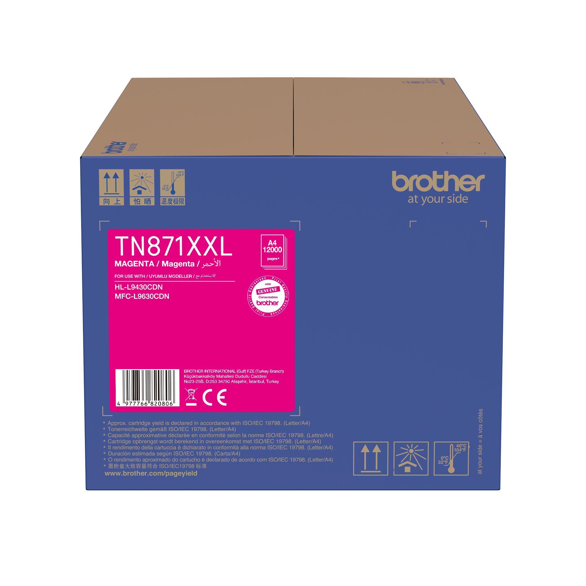 BROTHER 12.000 Sayfa KIRMIZI TONER TN871XXLM