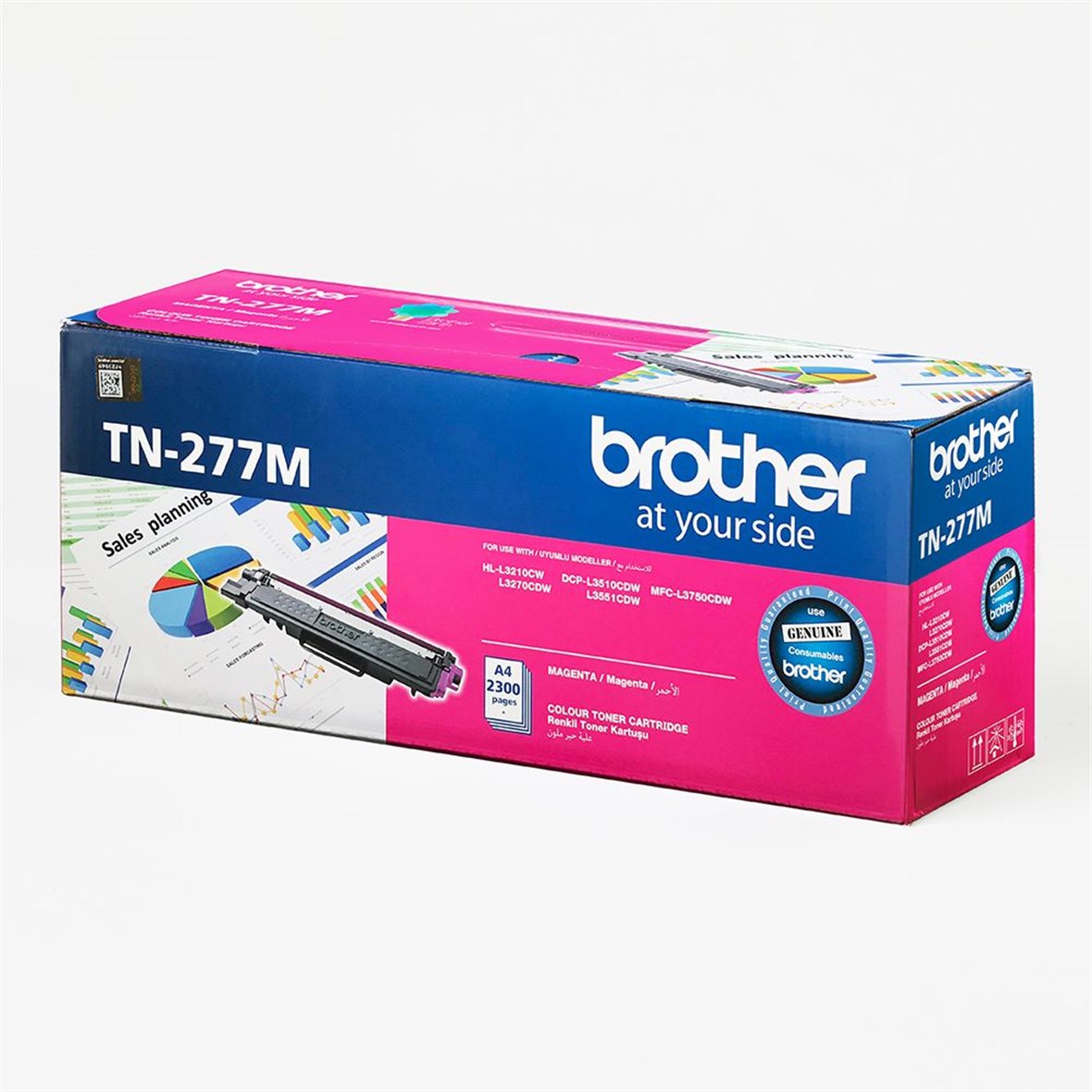 BROTHER Kırmızı 2300 Sayfa Lazer Toner TN-277M