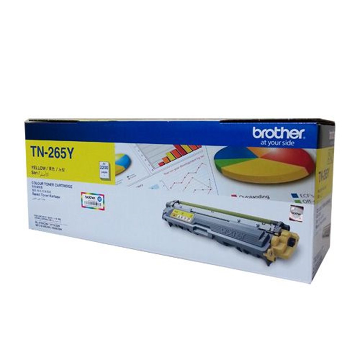 BROTHER Sarı 2200 Sayfa Lazer Toner TN265Y