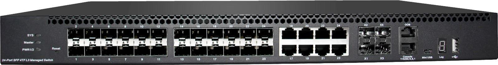 FOREDGE Managed Gigabit 24Gigabit SFP Port Switch NS5032GXT