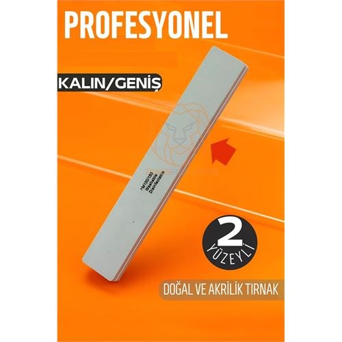 Geniş Kalın Tırnak Törpüsü 100/180 Grid Profesyonel 721173