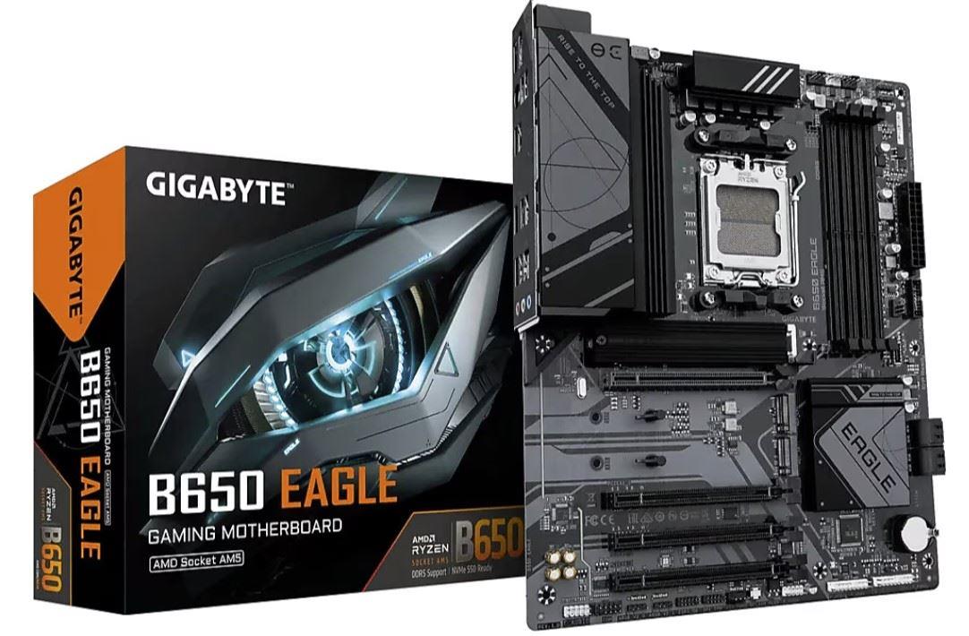 GIGABYTE B650-EAGLE 7600MHz OC DDR5 Soket AM5 M.2 HDMI DisplayPort ATX Anakart B650-EAGLE