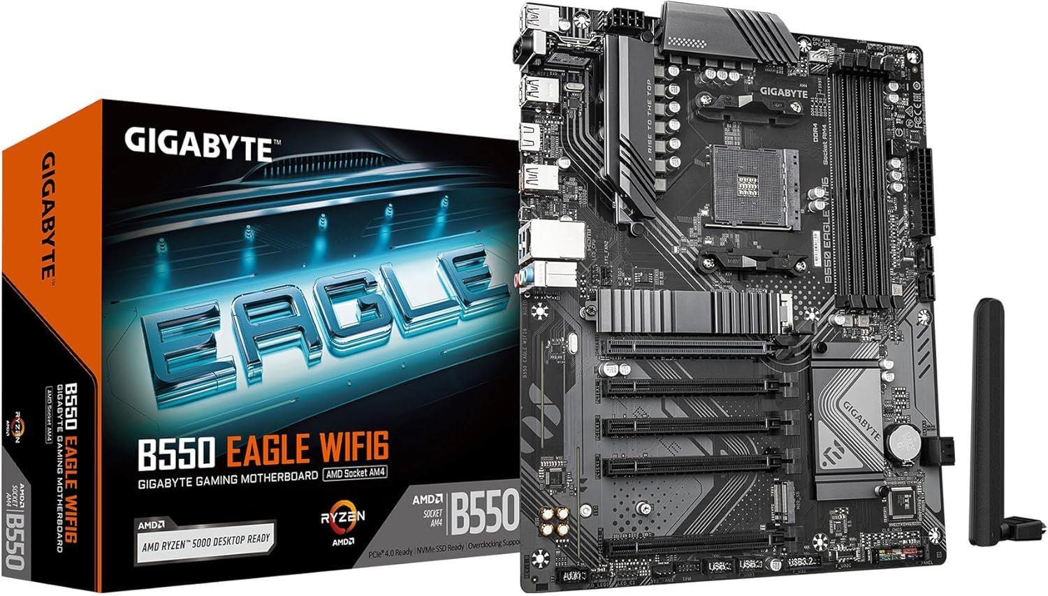 GIGABYTE MAB AMD B550 AM4 DDR4 3200MHZ WIFI B550-EAGLE-WIFI6