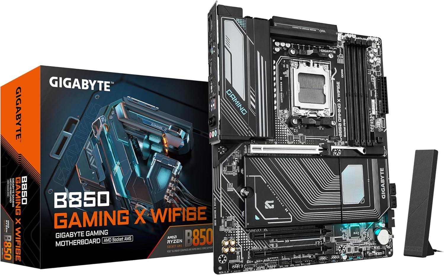GIGABYTE MAB AMD B850 AM5 DDR5 LGA 1718 B850-GAM-X-WIFI6E