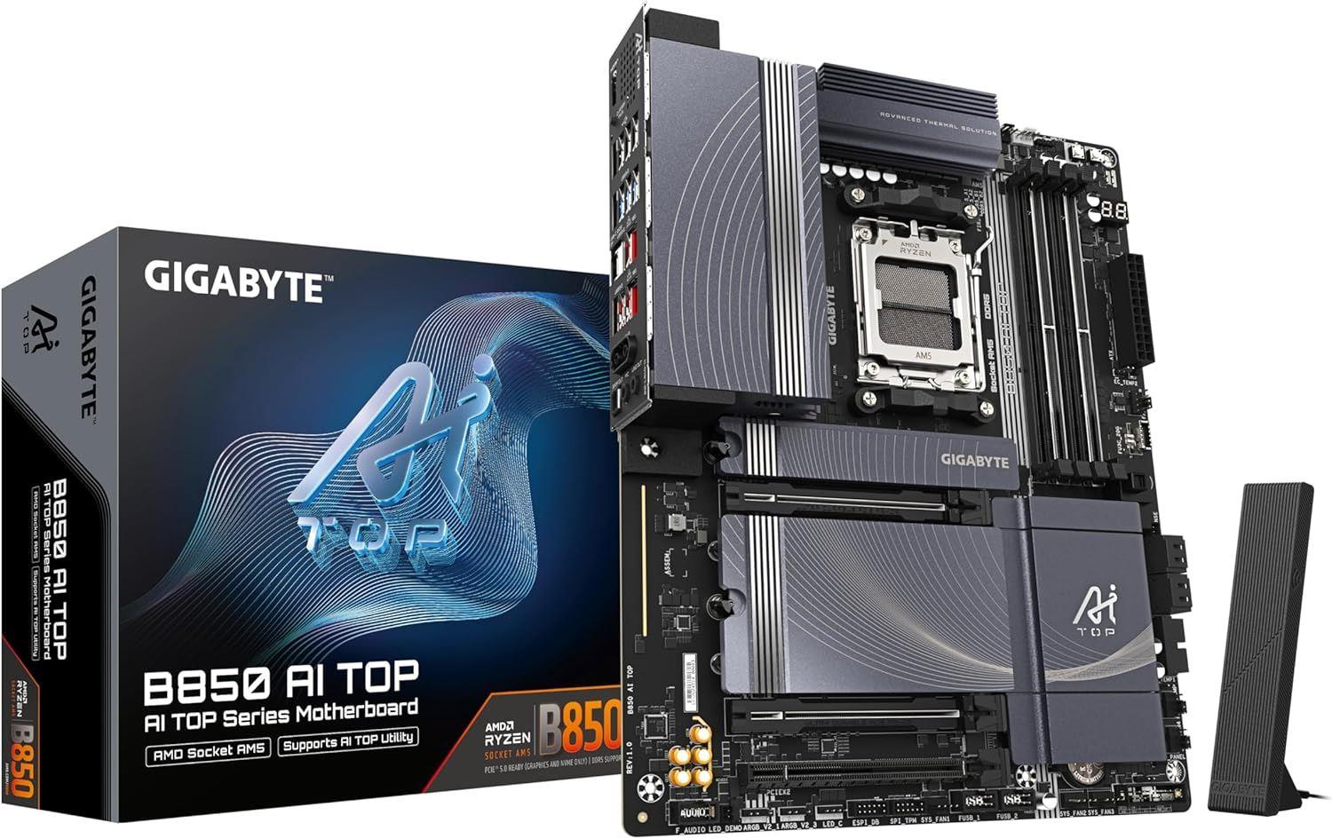 GIGABYTE MAB AMD B850 AM5 DDR5 LGA 1718 B850-AI-TOP